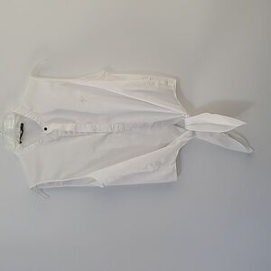 Polo by Ralph Lauren White Sleeveless Top